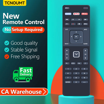 XRT122 Remote For Vizio Smart TV D32-D1 D32H-D1 D32X-D1 D39H-D0 D40-D1 D40U-D1