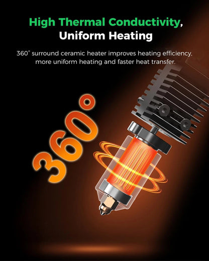 Creality Official K2 Ceramic Heating Block Hotend Kit, with Quick-swap...