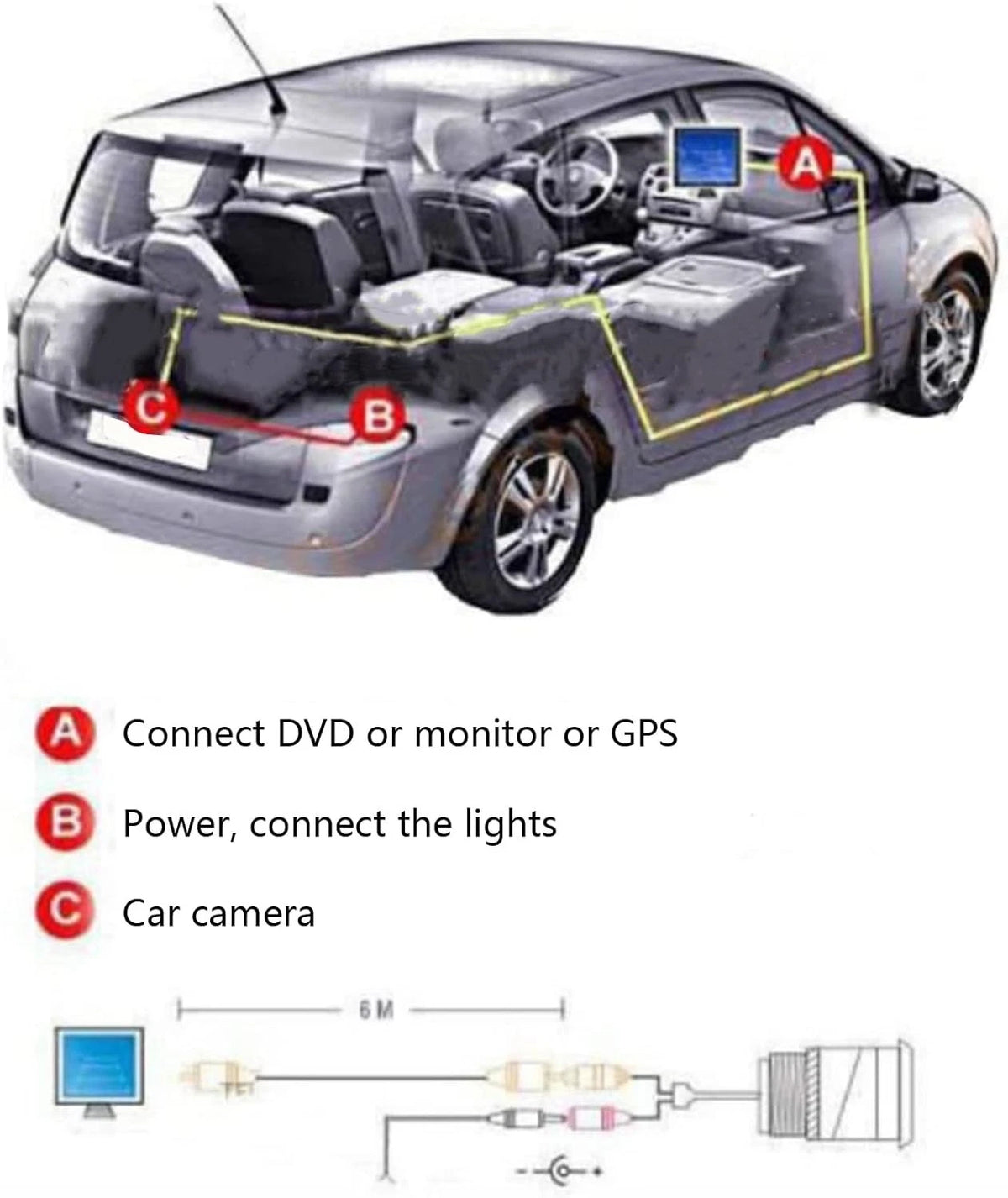 Backup CCD Camera Fit for Mazda 3 Axela 2013?2019, ABS Car Rear View popular