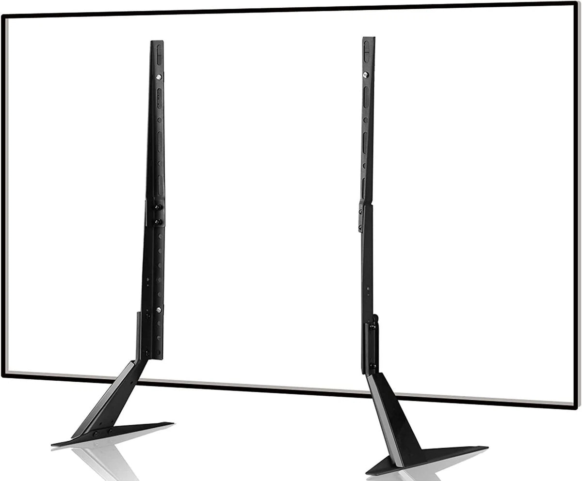 Universal TV Stand, Metal Legs for 20-65 inch youth large / 11-13, Black