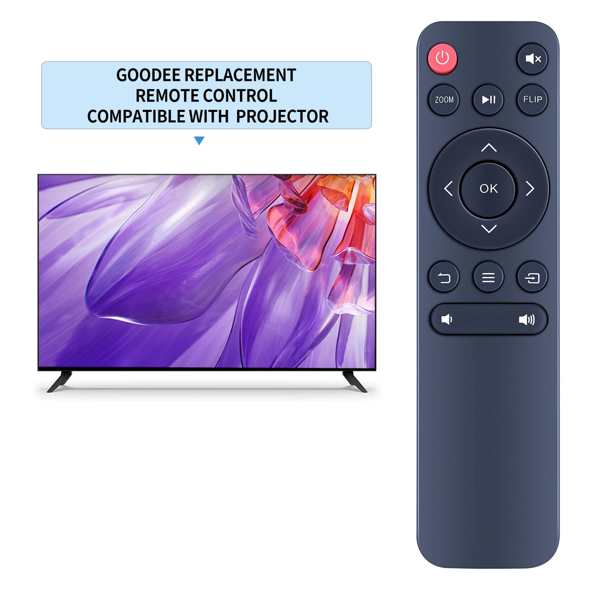 Replacement Remote Control For GooDee Projector