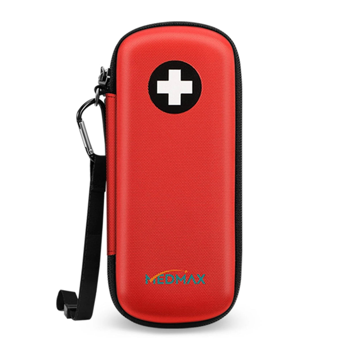 MEDMAX Epipen Medical Carrying Case, Hard Shell 7.8 x 3.3 x 2.6 inches, Red