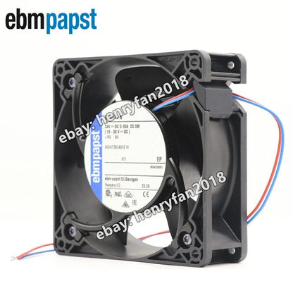 Ebmpapst DV4114N Axial Fan DC 24V 0.85A 20.5W 120*120*38MM 2-wire Cooling Fan