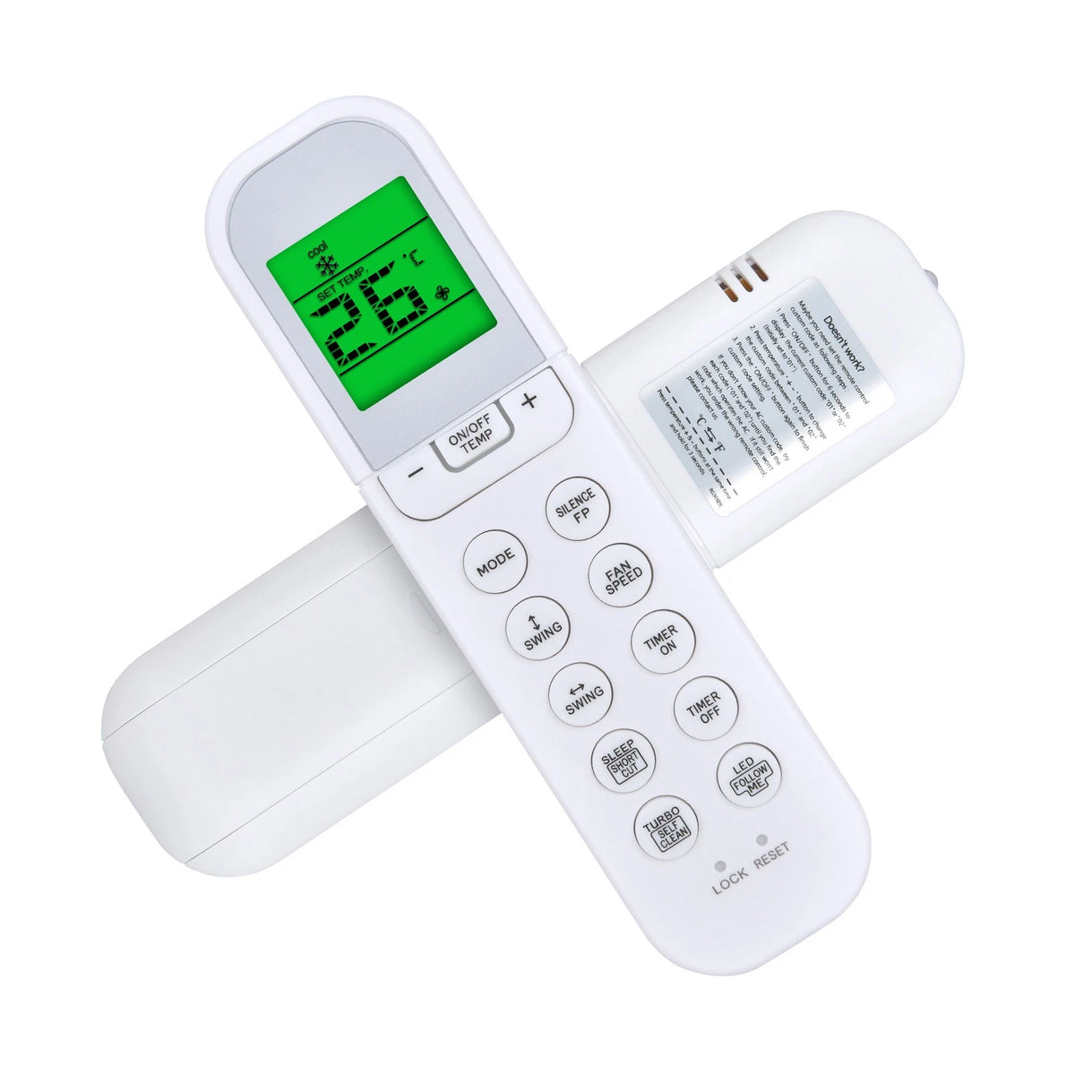 Replace Remote For Mirage/Midea/Comfort Star Air Conditioner RG36B RG36B/BGE