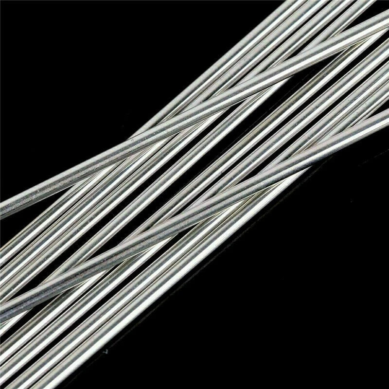 50Pcs 1.6mm Low Temperature Welding Cored Wire Aluminum Brazing Solder Rods aa