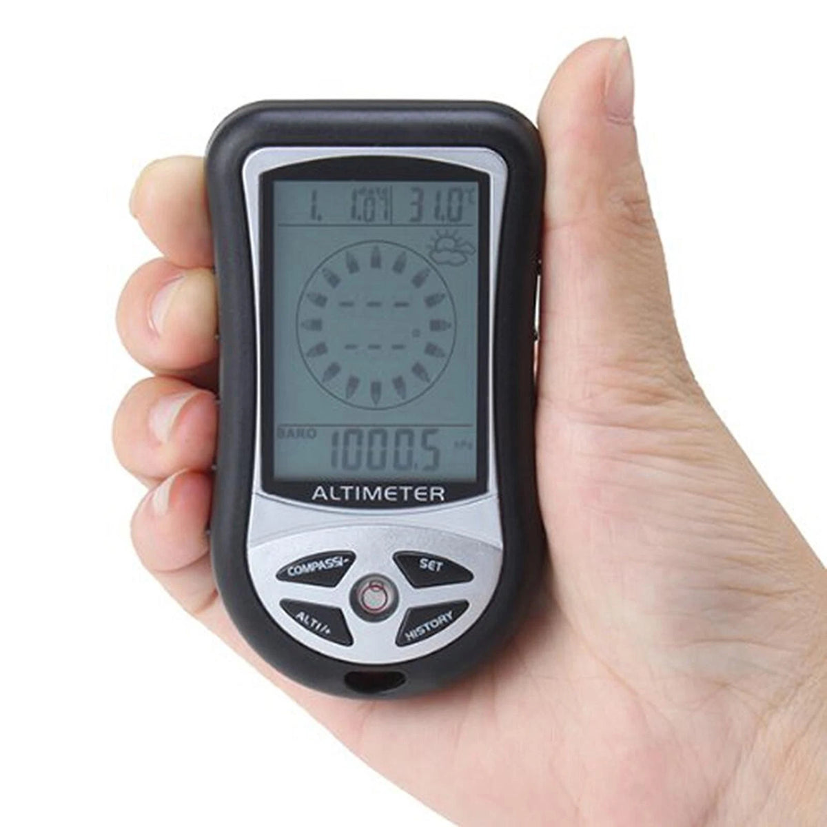 Outdoor Hiking Hunting LED Digital 8 in1 Compass Altimeter Barometer Thermometer