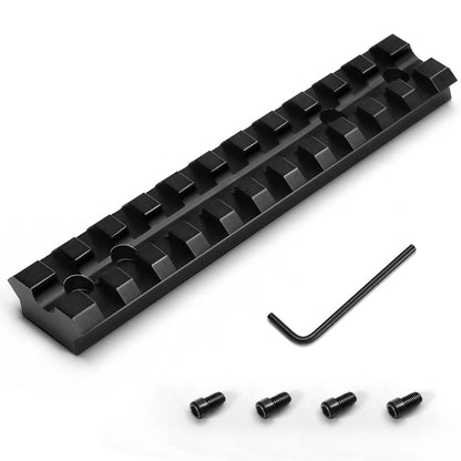 Bontok Picatinny Rail Mount for 10/22 Scope Mounts with 11 Slots Black