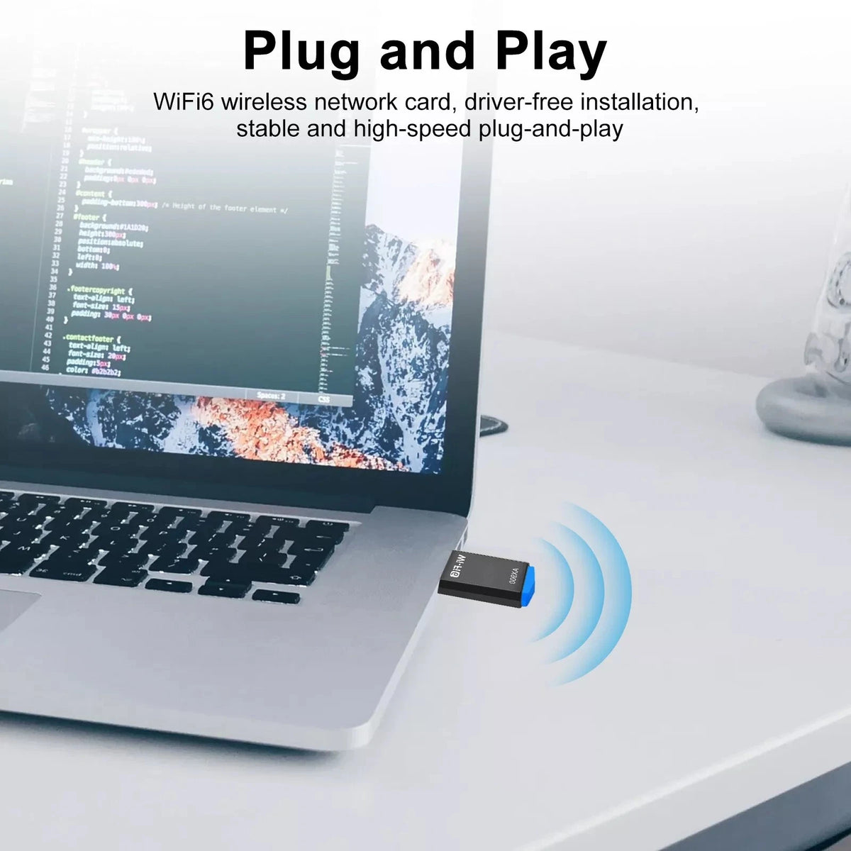 900M 2.4/5Ghz WiFi 6 USB Receiver Accessories For Win 7/10/11 For Kirin WiFi/AP