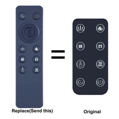 Remote Control For Paramount Fitness Electric Fireplace Heater EF-WM362 MO