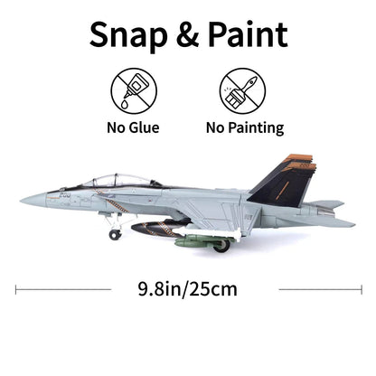 1/72 Scale 25cm F/A-18 Hornet Strike Fighter Collectible Model Set