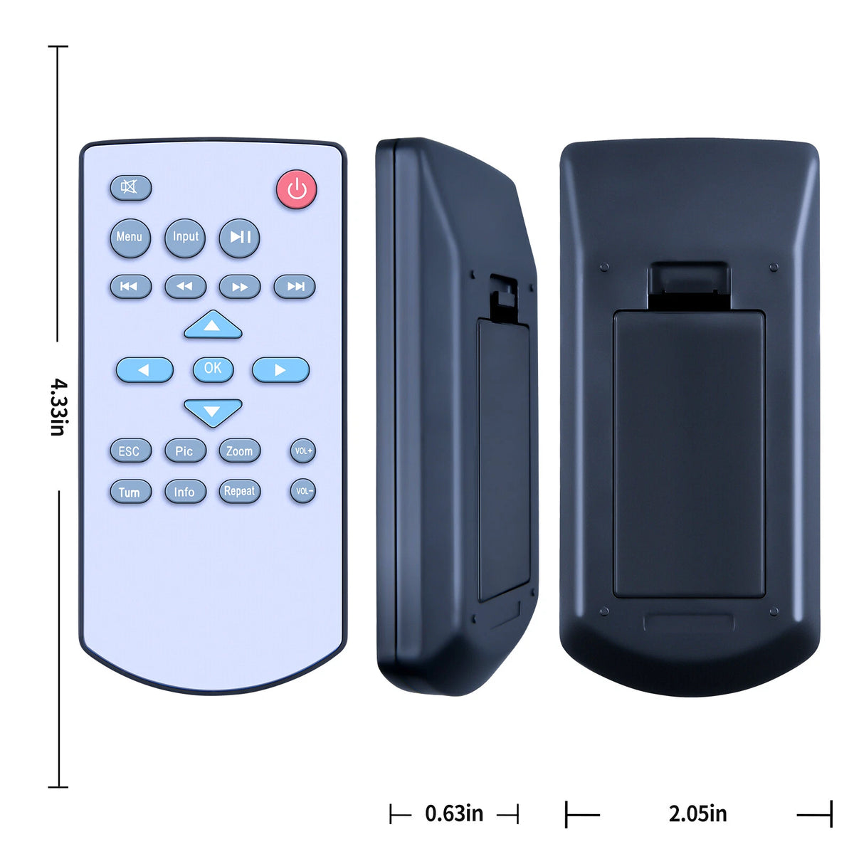 Replacement Remote Control For Unic Projector UC28 UC30 UC40 UC50 UC46