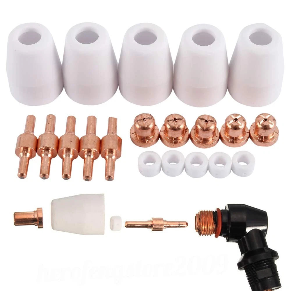 100PCS PT31 Plasma Cutting Consumables Fit CUT-45 CUT-50 CT-312 with 100pcs