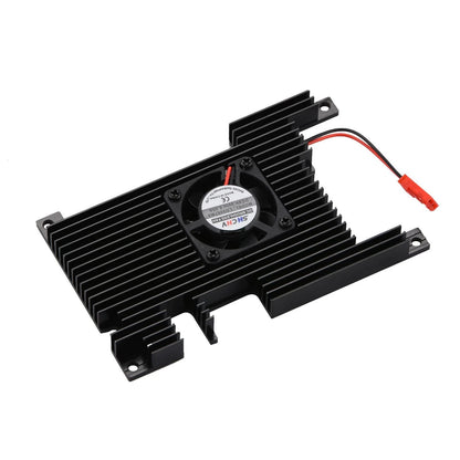Aluminum Cover+Base+ Passive Cooling Fan+ Silicone Heatsinks For Orange Pi 5