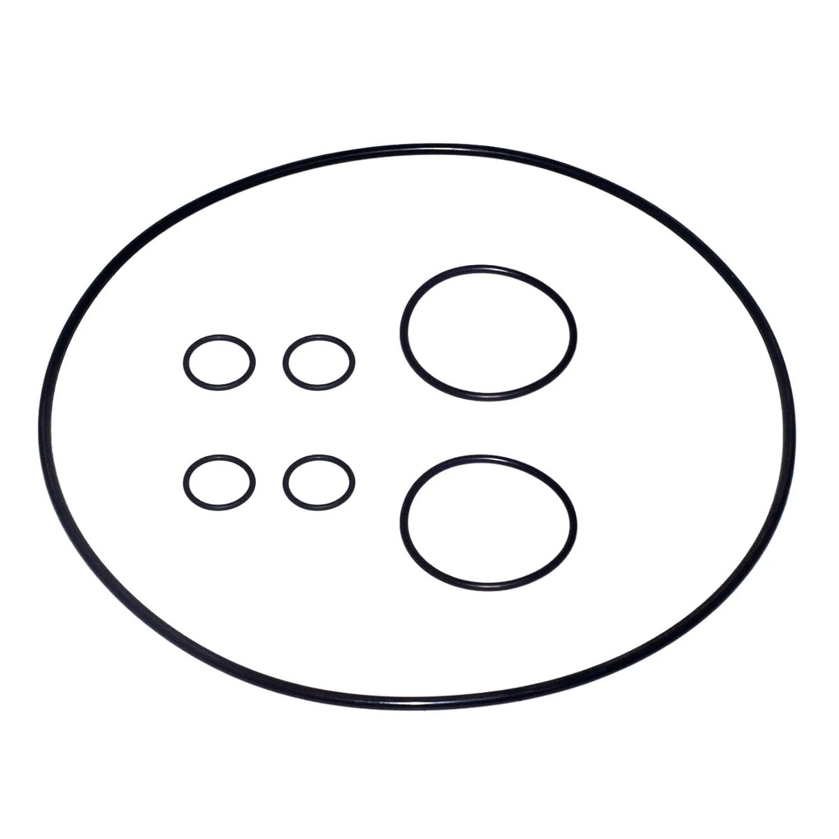 O-Ring Seal Kit Compatible with FX5 and FX6 High Performance Filters Black
