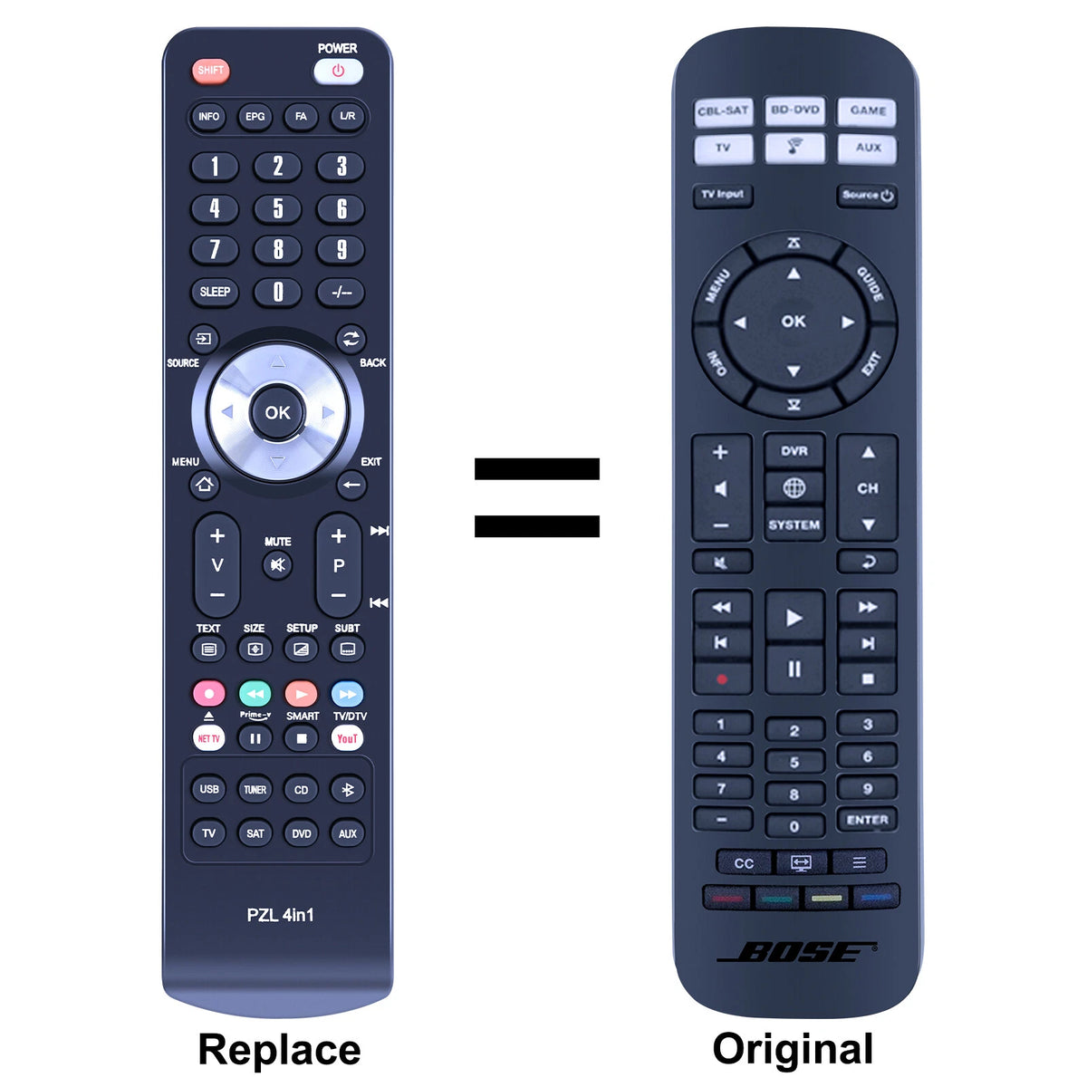 Remote Control For Bose CineMate 520 , 220 , 130 & 120 SoundTouch