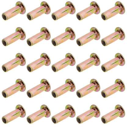 Moicstiy 25Pcs M5 Steel Multi Grip M5, Zinc (Metallic) or Gold