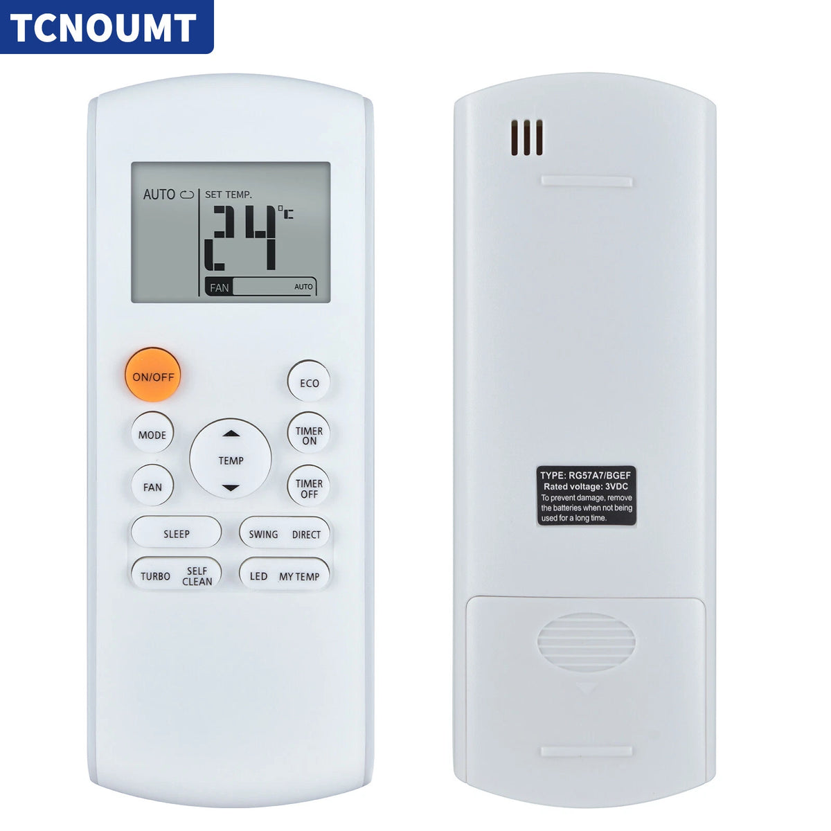 RG57A7/BGEF For Midea AC Air Conditioner Remote Control RG57/BGE RG57B/BGE