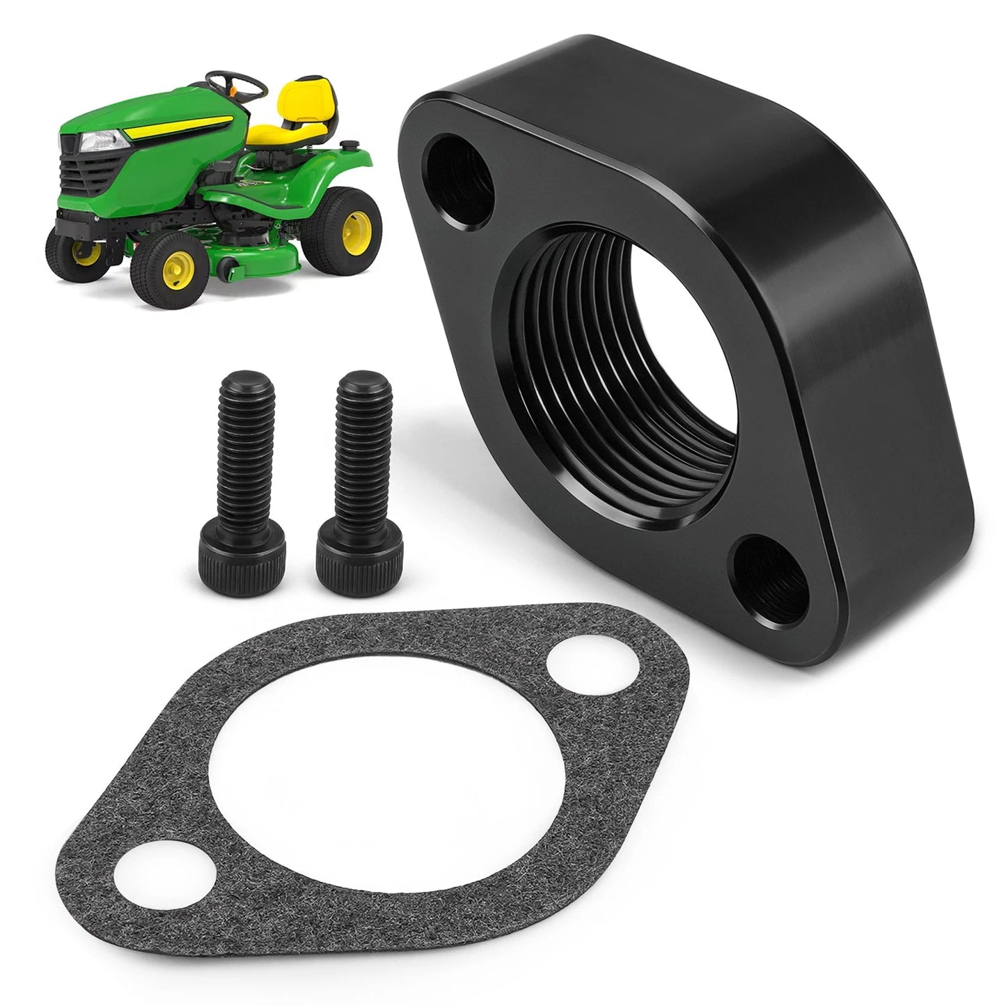 Engine Block Coolant Heater Adapter Kit For John Deere Compact Utility Tractors