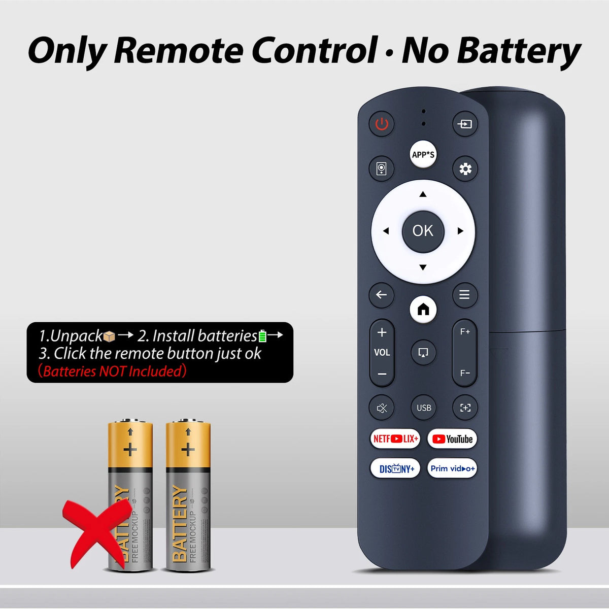 Remote Control For Futuzen P30 / Magcubic L018 HY450NTV / VOPLLS Q5 T6 Projector