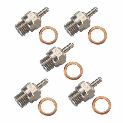 5X HSP Super Glow Plug For Nitro RC Car #3 N3 70117 Hot 18 21 Engine Traxxas OS