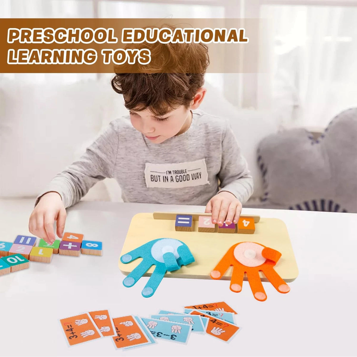 Preschool Learning Toys for Toddlers 3+ Years, Educational Number Counting...