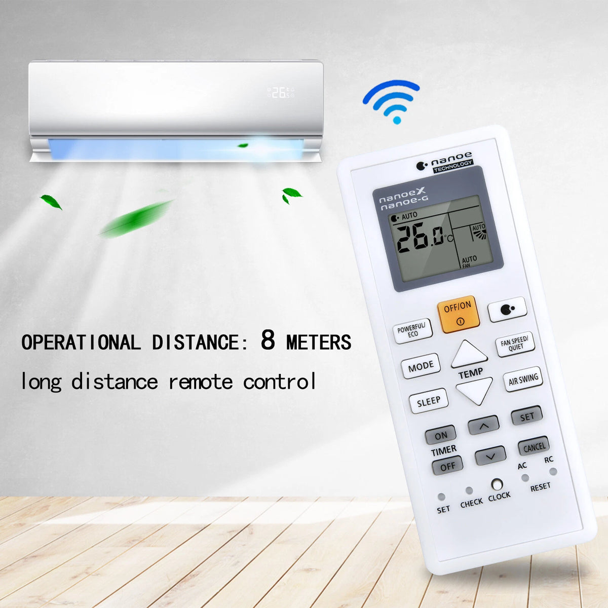 Remote Control For Panasonic Air Conditioner CS-XPU10XKH CS-PU9AKH PU Series