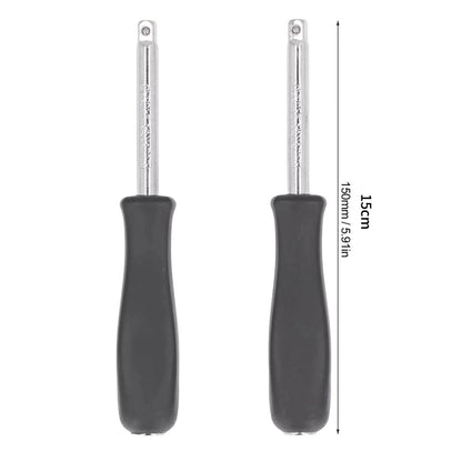 2 Pack 1/4" Drive Spinner Screwdriver Handle for 6.35mm Socket Bits Extension