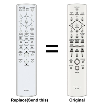 RC-1109 Replacement Remote Control For Denon Audio CD Receiver RCD-CX1