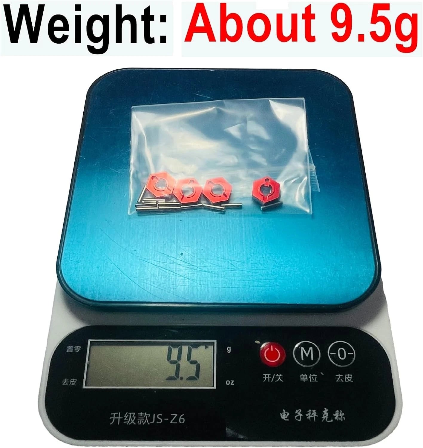 16440 Upgrade Metal Wheel Hex pins M20101 Hub Adapter for MJX Hyper Go H16BM...