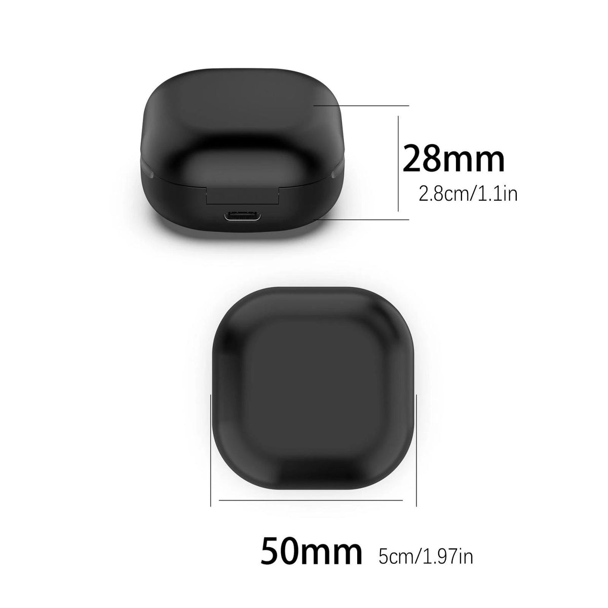 Black Earbuds Charging Case Charger Box with Battery For Galaxy Buds Live E