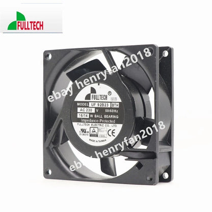 For FULLTECH UF-92B23 BTH axial fan AC 230V 92*25mm 16/14W Cabinet cooling fan