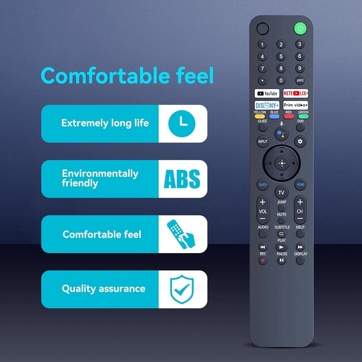 RMF-TX520U Remote Control For Sony Smart TV KD43X80J KD50X80J KD55X79J No Voice