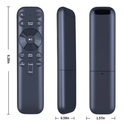 Replacement Remote Control For TCL S Class 2.1 Channel Sound Bar S4210 S210W