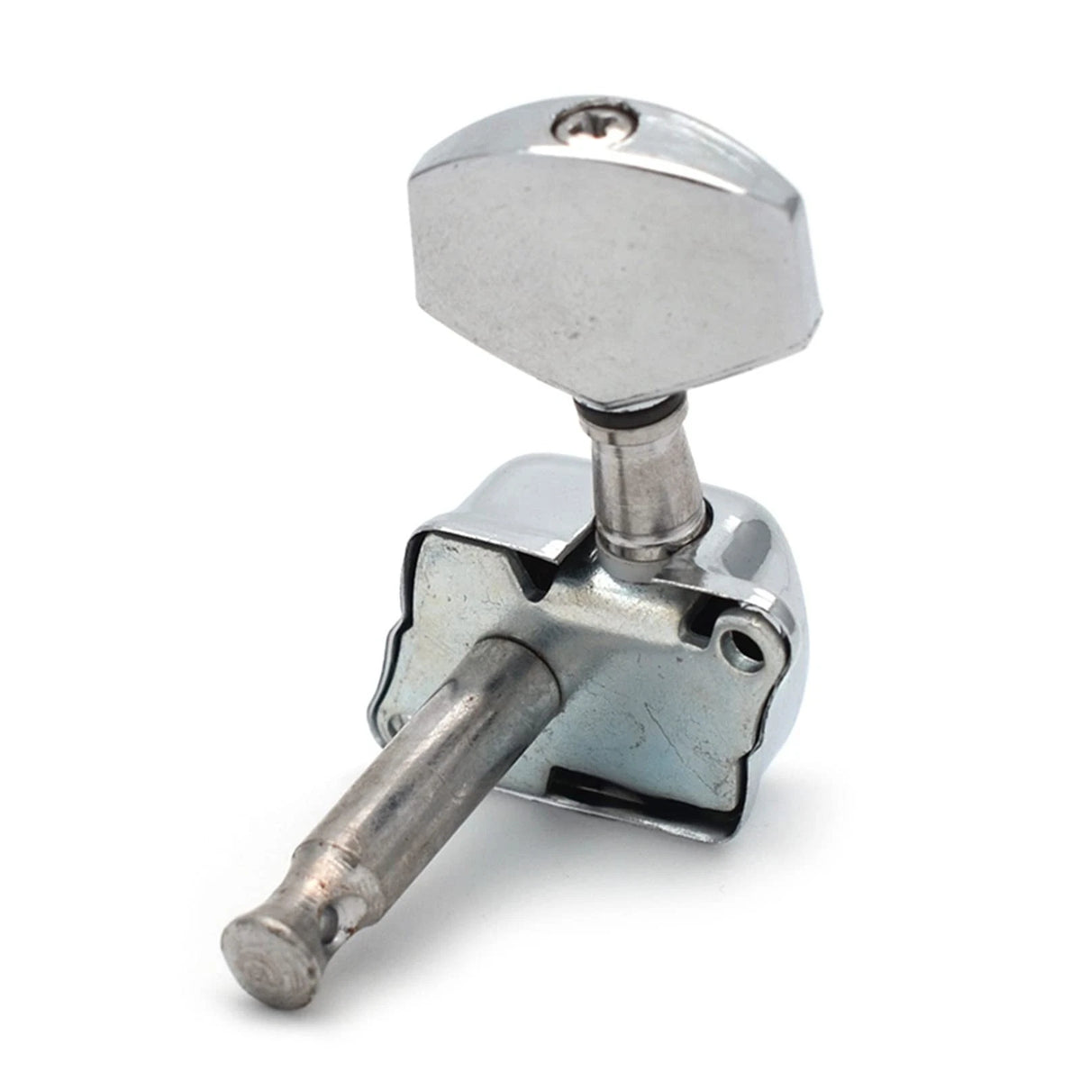 SAPHUE 3+3 Semi-closed Guitar Tuners Square 3L3R Semi-Closed 15:1, Chrome