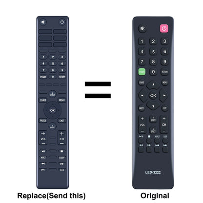 LED-3222 Replacement Remote Control For Intex 539C-260201-W320