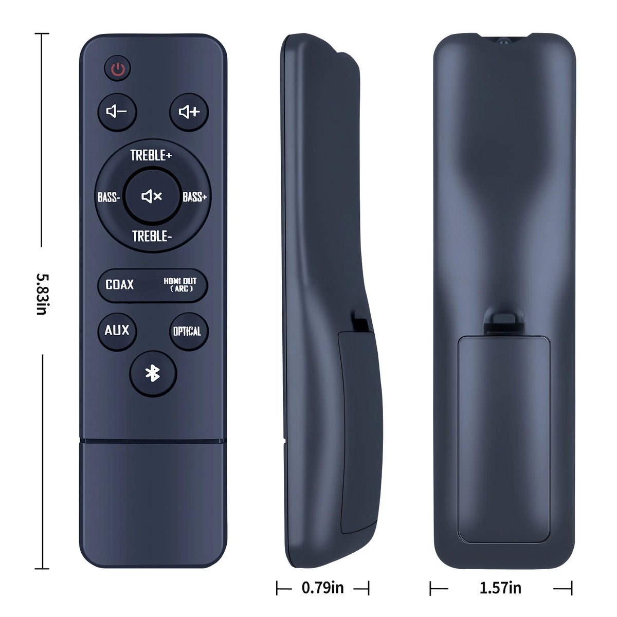 Remote Control For JVC Bluetooth TV Soundbar Speaker System TH-D437H-RC TH-D437H