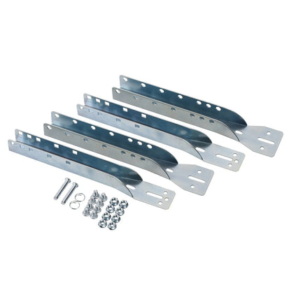 HOME MASTER HARDWARE 2 Pack Garage Door Parts Reinforcement Silver