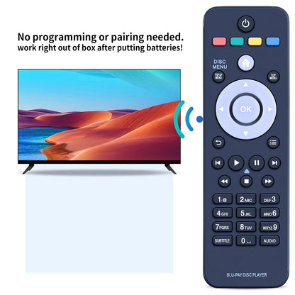 Replacement Remote Control For Philips BDP3100 Player