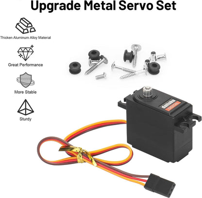 daitoku Upgrade Metal Servo for MJX Hyper Go 14701B H14BM 14209 14210...