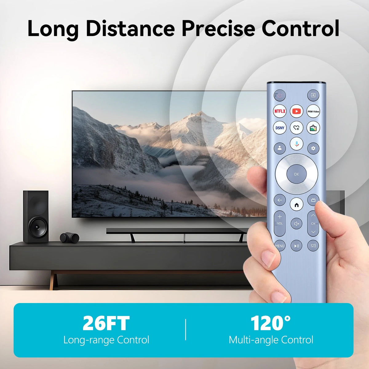 ERF6G80H Remote Control For Hisense S7 CanvasTV 4K QLED TV 55S7N 65S7N 75S7N