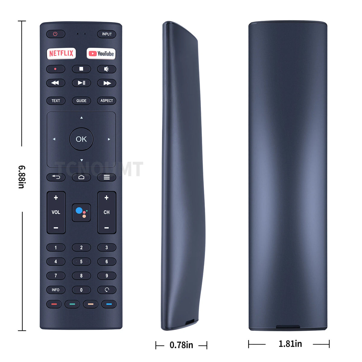 KT1942-HG Bluetooth Voice Remote Control For EKO Blaupunkt TV