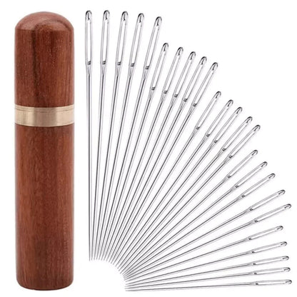 25Pcs Large Eye Needles Stitching Needle Hand Sewing Embroidery Needle