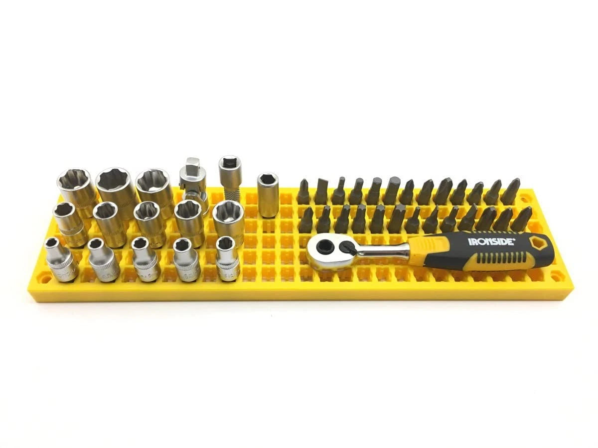 Organizer Genie ® - One Blue Slim Pegboard to organize your Medium,