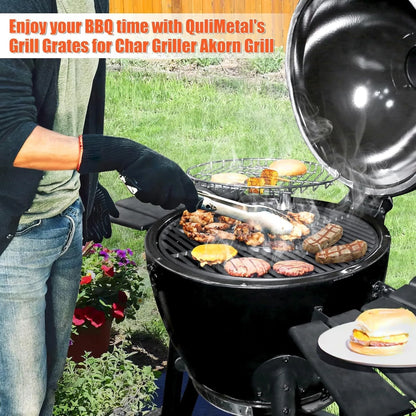 QuliMetal Round Grill Grate 19.5" for Akorn Kamado Ceramic Grill, Pit 19.52''