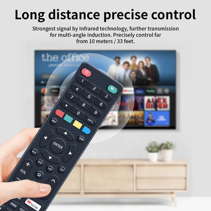 RM-C3349 Replacement Remote Control For JVC Smart 4K UHD LED HDTV