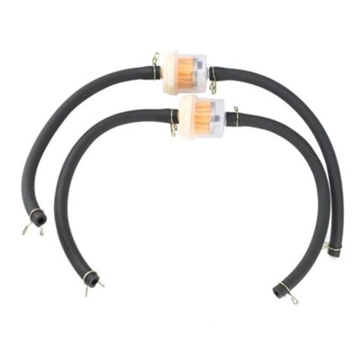 2Pcs 6mm Inline Gas Petrol Liquid Fuel Filter Hose Using For 2/4 Stroke Engines