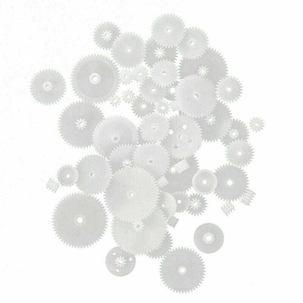 58Pack Different Size Plastic Gear Modulus 0.5 Assortment RC Car Robot Toy Motor