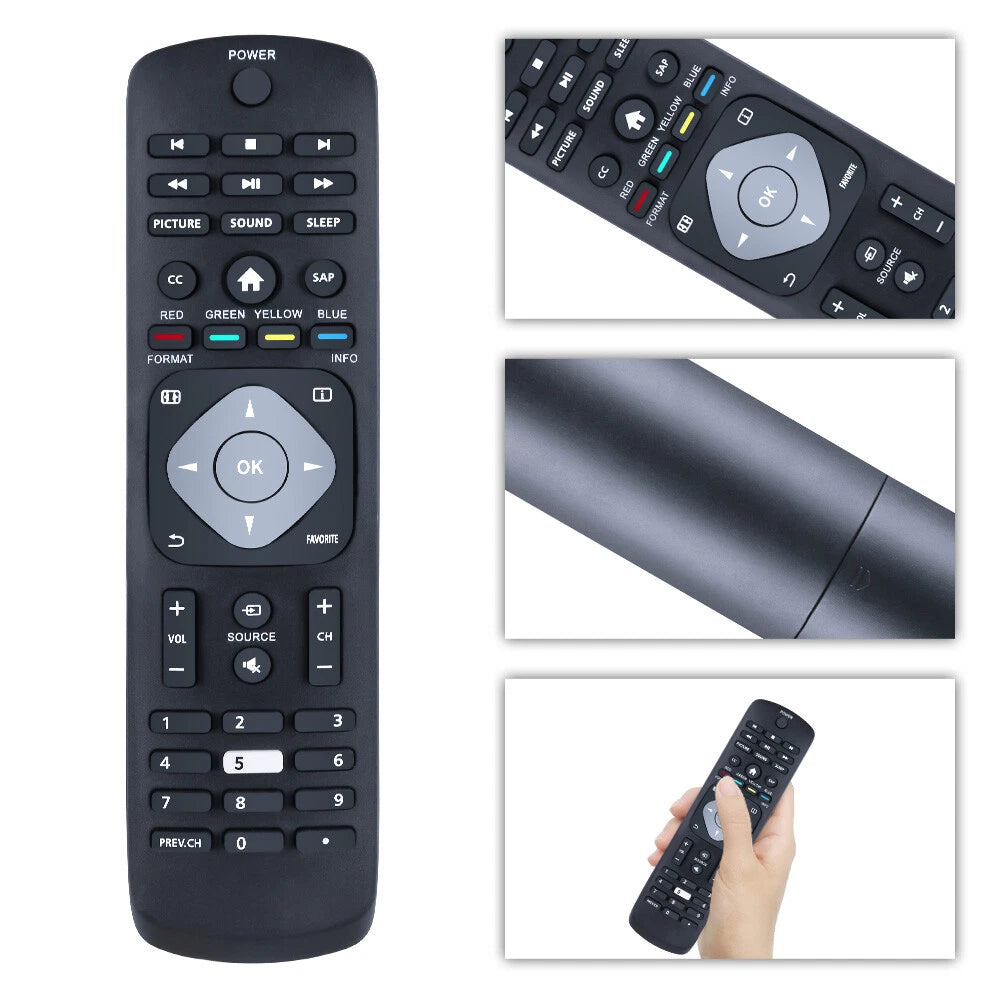 Remote Control For Philips TV 24PFL3603 24PFL3603/F7 65PFL5922/F7 65PFL5922 TV