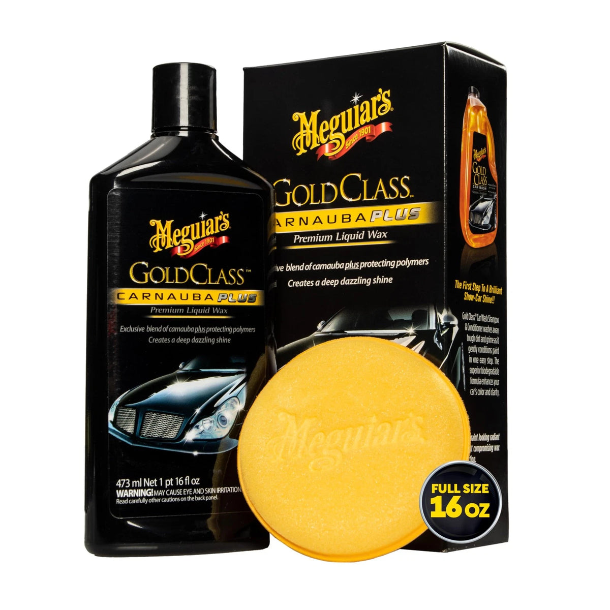 Meguiar's Gold Class Carnauba Plus Premium 16 Fl Oz (Pack of 1), No Color