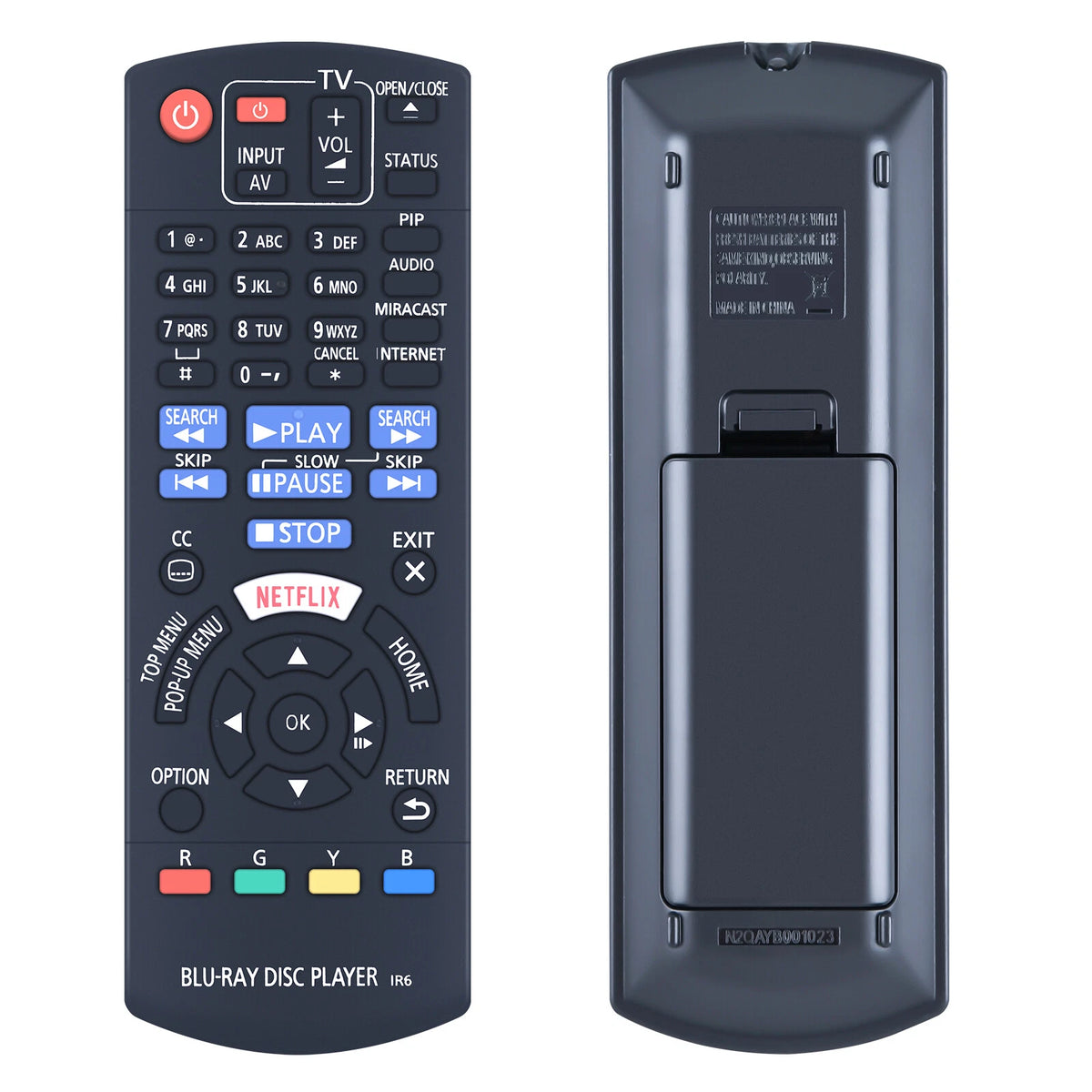 N2QAYB001023 Remote Control For Panasonic DVD Home Theater DMP-BDT270